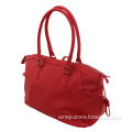 classic red PU winter elegant litchi red woman handbag, tote bag, shoulder handbag